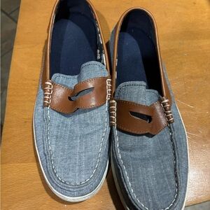 Cole Haan Gray and Brown Men's Loafers